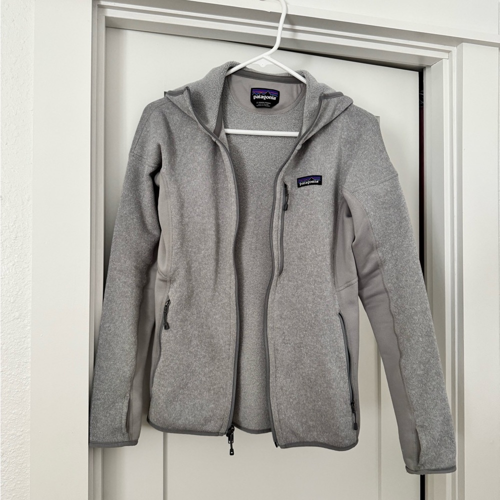 Patagonia Light Gray Fleece Jacket